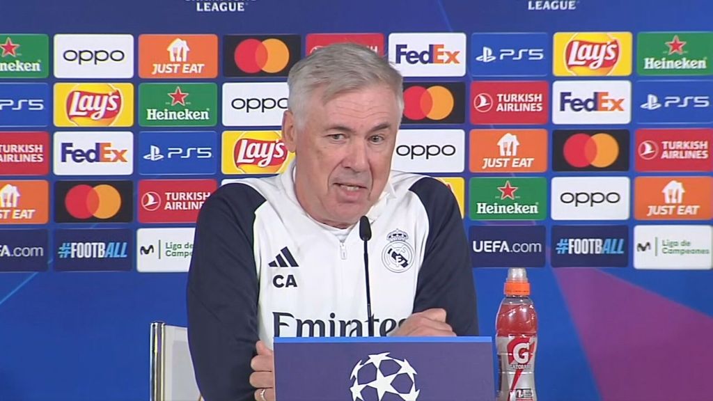 (Mediaset) Carlo Ancelotti, sobre el papel de Brahim Díaz.