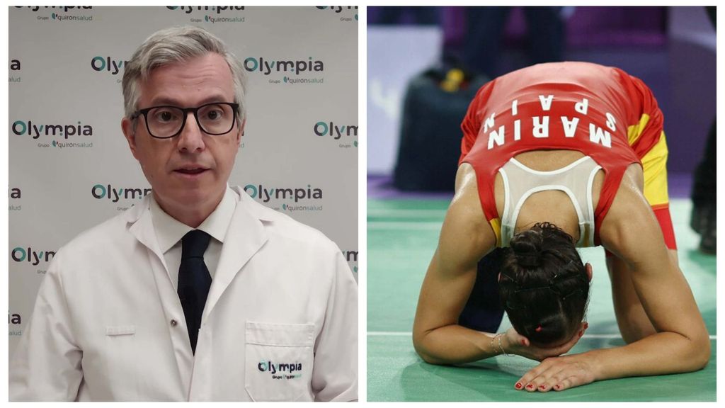 Declaraciones del doctor Manuel Leyes y el fisioterapeuta Carlos De Santos tras la operación de Carolina Marín