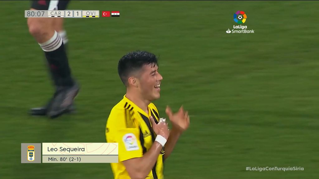 Cartagena 2-1 Oviedo: Gol de Sequeira