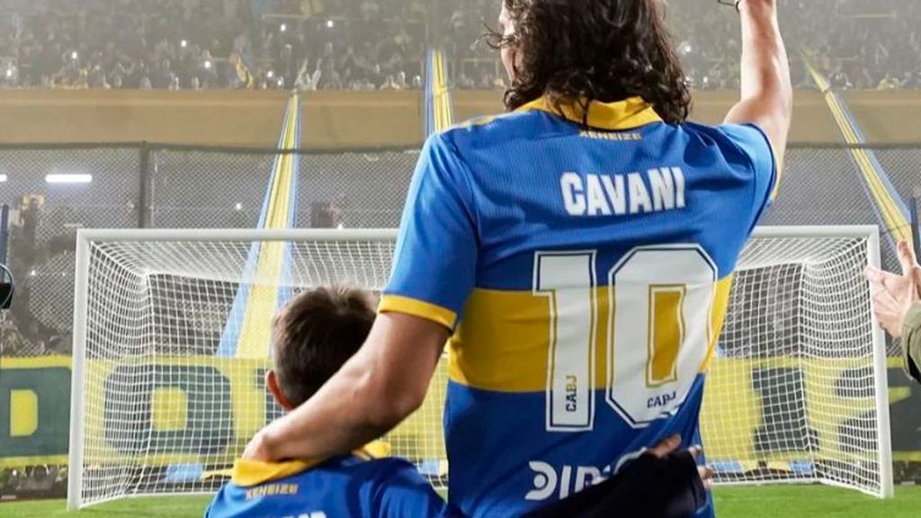 Cavani, en su presentación con Boca: "En Valencia les conté a mis hijos que podíamos venir"
