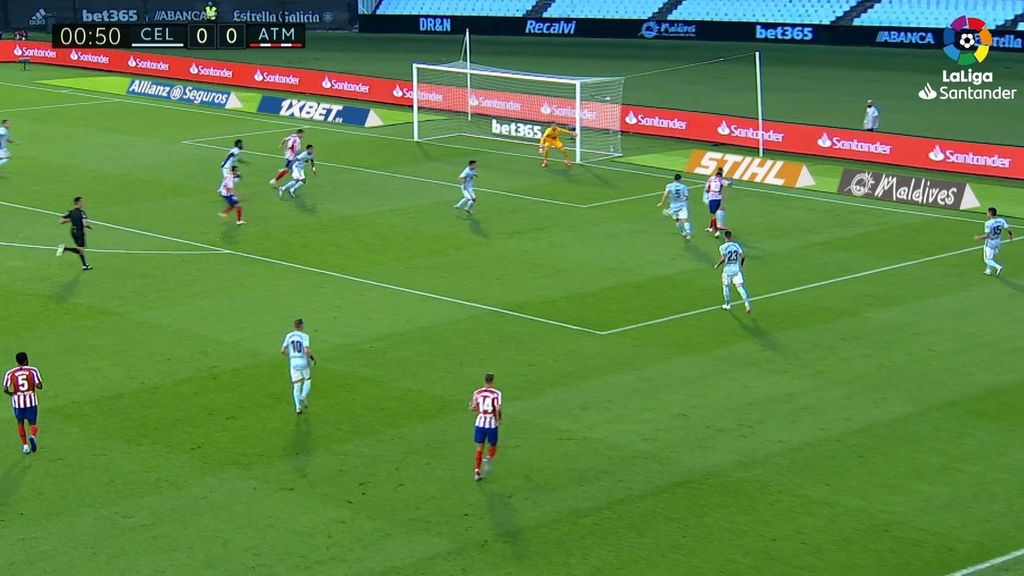 Celta 1-1 Atlético: Resumen del partido