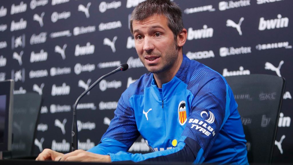 Rueda de prensa de Celades antes del Valencia-Getafe