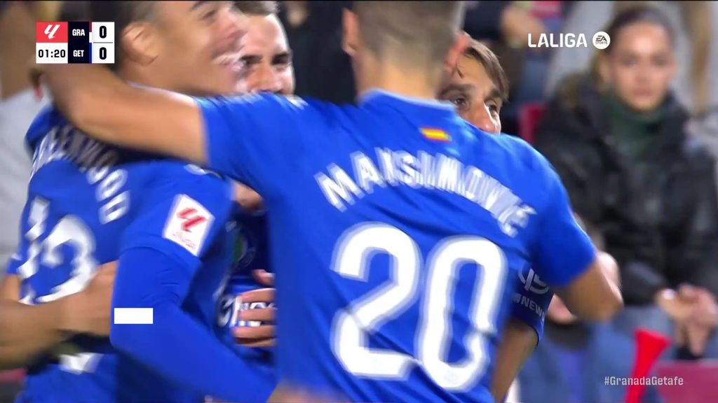 Granada 0-1 Getafe: Gol de Borja Mayoral
