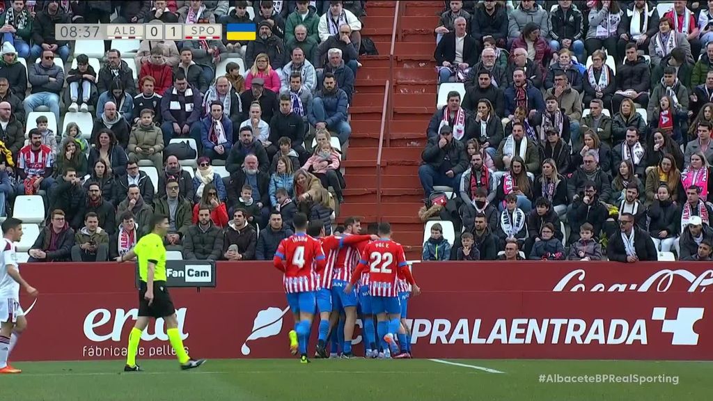 Albacete 0-1 Sporting: Gol de Djurdjevic