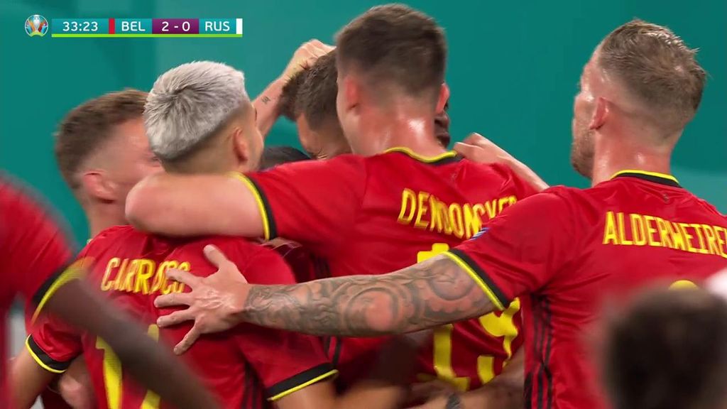 (MEDIASET) Bélgica 2-0 Rusia: Gol de Meunier