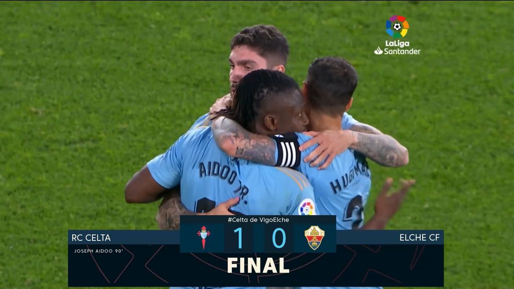 Celta 1-0 Elche: Resumen