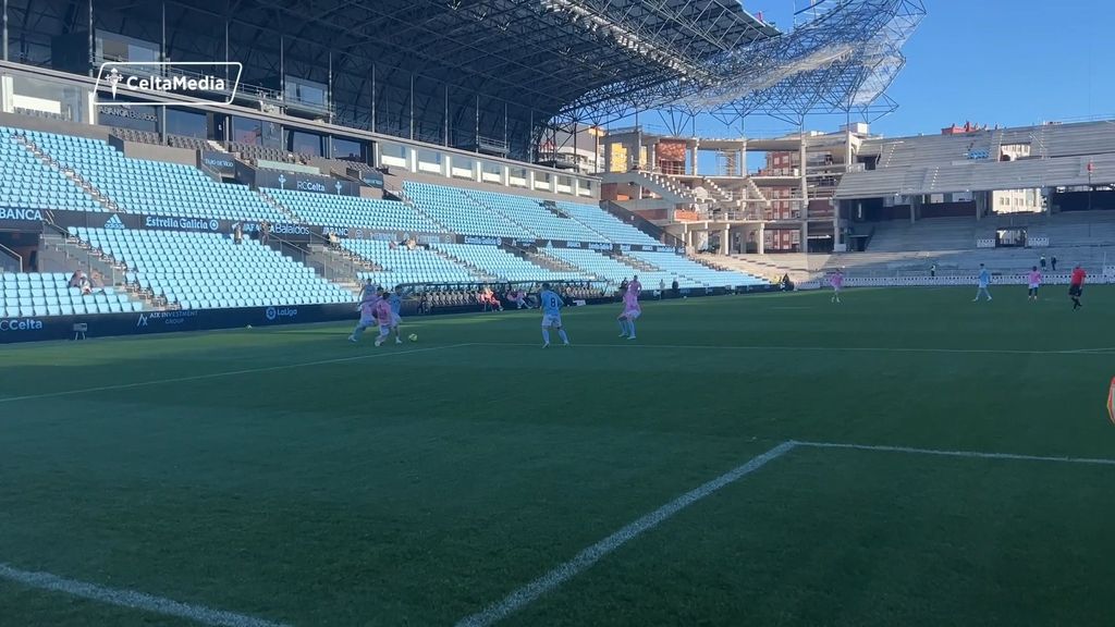 El Celta juega un partido de entrenamiento, con Solari ya presente