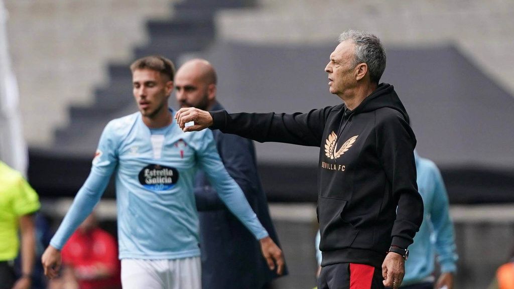 Joaquín Caparrós, tras la derrota del Sevilla FC ante el Celta en Vigo