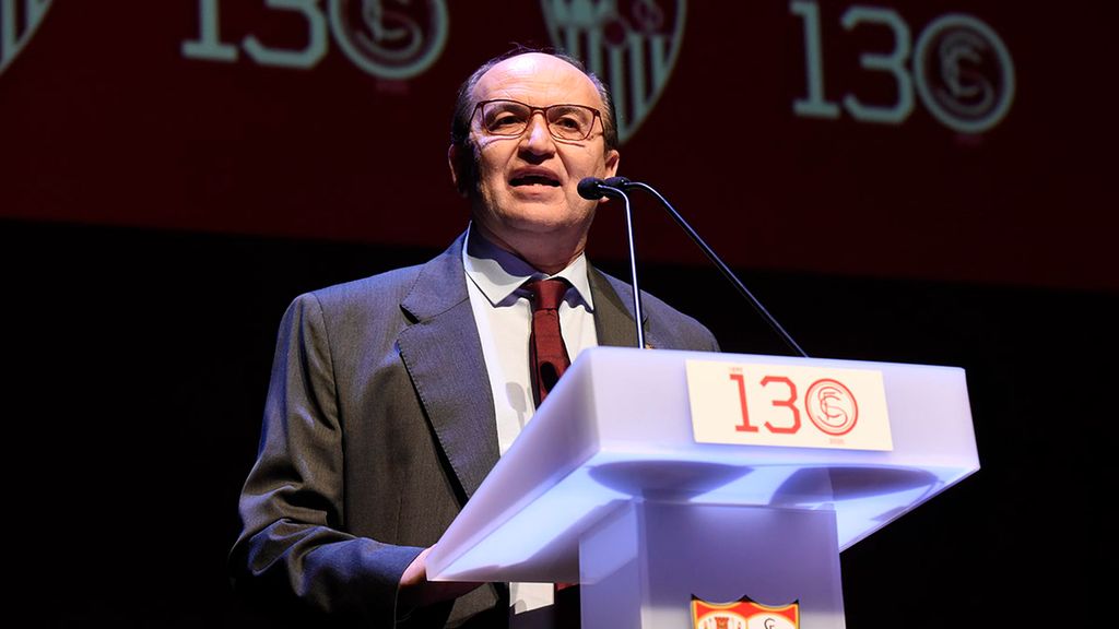 Discurso de José Castro en el 130 aniversario del Sevilla FC
