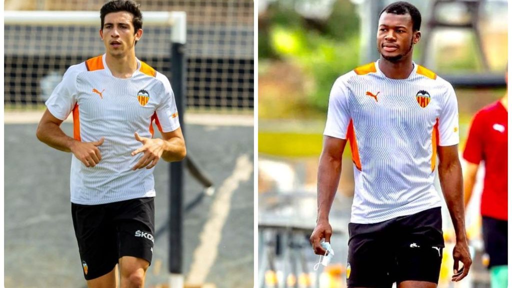 César Tárrega y Lassina Sangaré entrenan pensando en la Copa