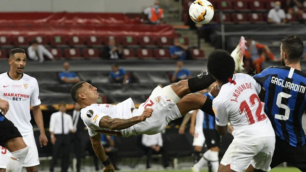 Sevilla 3-2 Inter de Milán: Gol de Diego Carlos