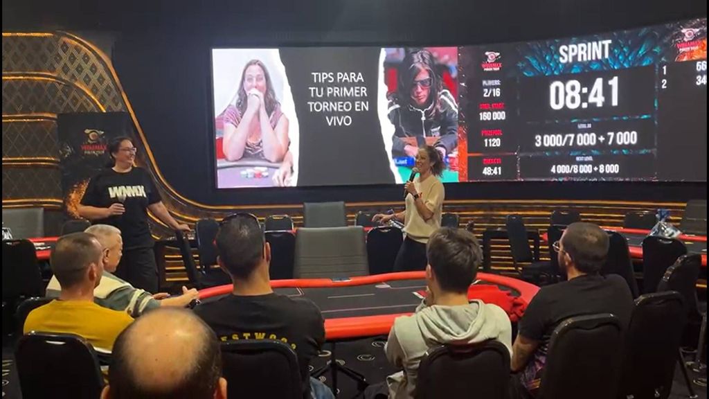 Clase magistral de Winamax en la etapa de Murcia