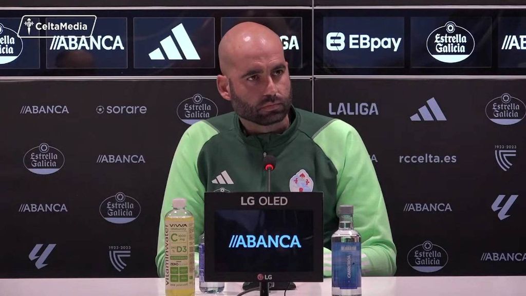 Claudio Giráldez, en la previa del Celta-Rayo Vallecano