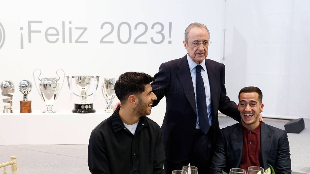 Discurso de Florentino Pérez en la comida de Navidad con las plantillas de fútbol y baloncesto