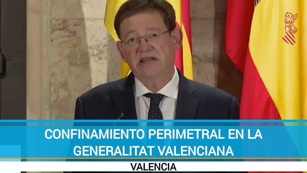 Confinamiento perimetral en la Generalitat Valenciana