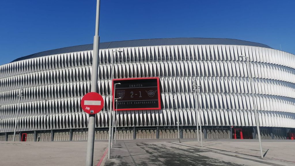San Mamés, sin fútbol en el primer fin de semana de cuarentena