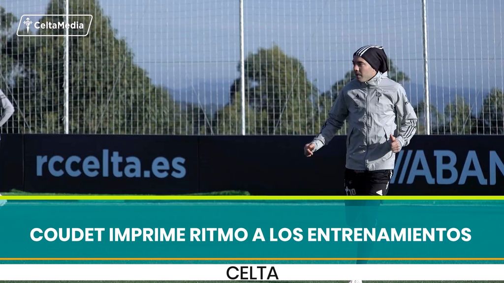 Coudet imprime ritmo a los entrenamientos del Celta