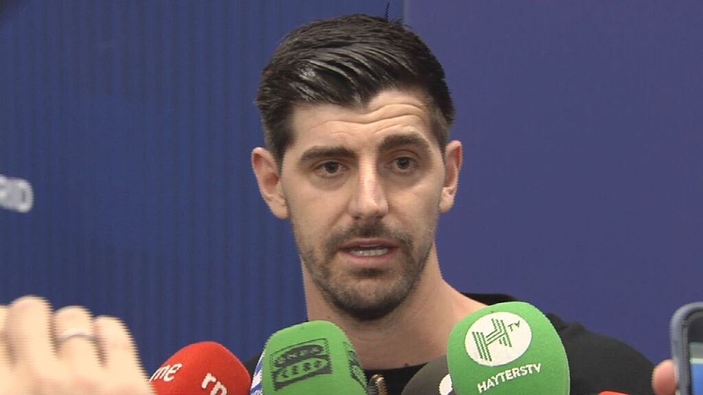 Courtois estalla contra el "victimismo" del Atlético y el planteamiento de Simeone