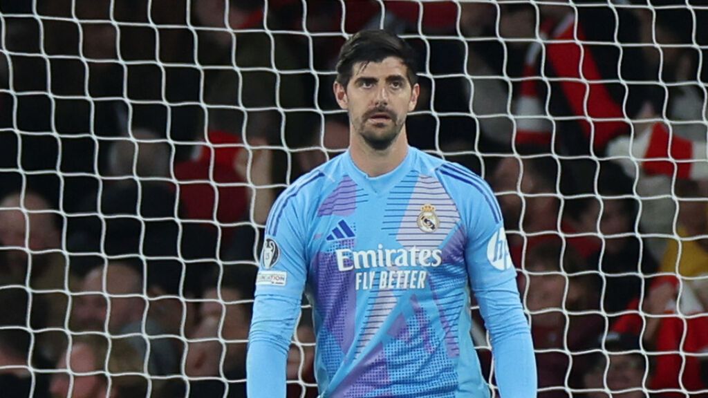 Courtois señala las “faltas innecesarias” de sus compañeros en los dos goles de Declan Rice