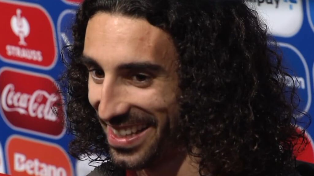 El recital de respuestas de Marc Cucurella después de la final