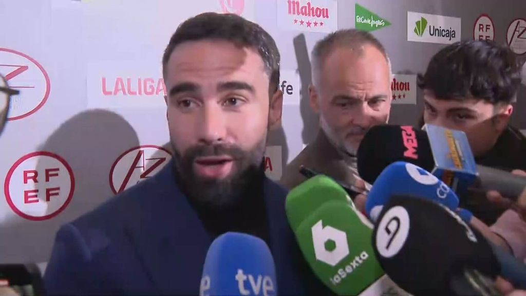 Dani Carvajal, optimista con su recuperación: "Intentaré volver cuanto antes, hasta que me permita la rodilla"