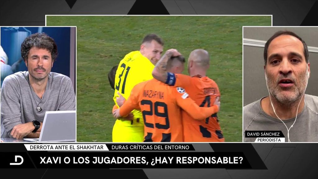 (Mediaset) David Sánchez señala a Xavi y al vestuario tras "un nuevo desastre": "Deben demostrar mas vergüenza torera" 