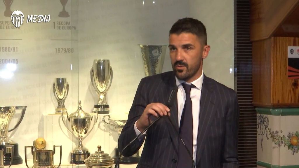 Lo que no se vio del homenaje a David Villa