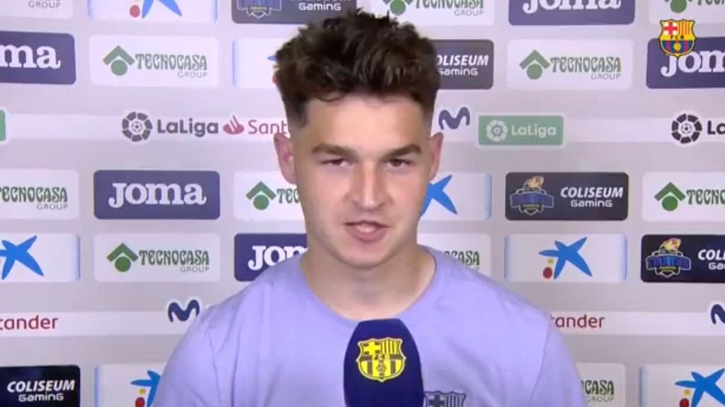 La felicidad de Mika Mármol tras su debut con el Barça