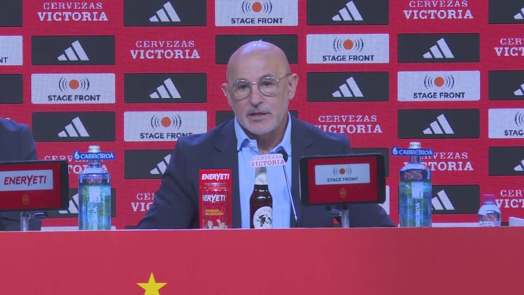 Luis de la Fuente se acuerda de los ausentes