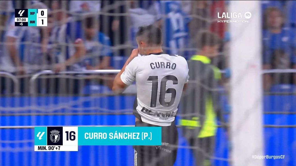 Deportivo 0-2 Burgos: Resumen del partido