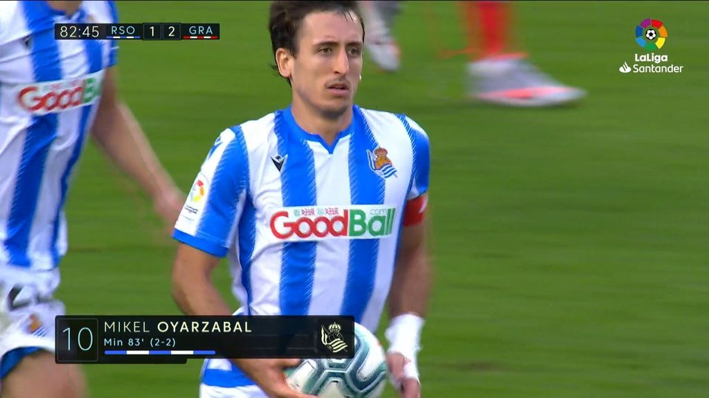 Real Sociedad 2-2 Granada: Gol de Oyarzabal