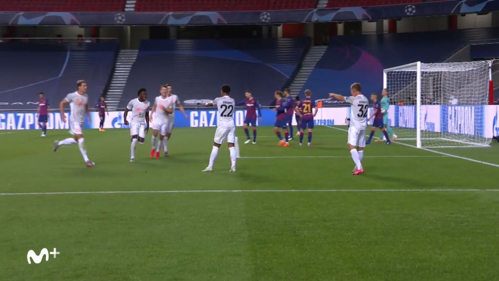 Barcelona 2-8 Bayern: El jugadón de Davies ante el FC Barcelona