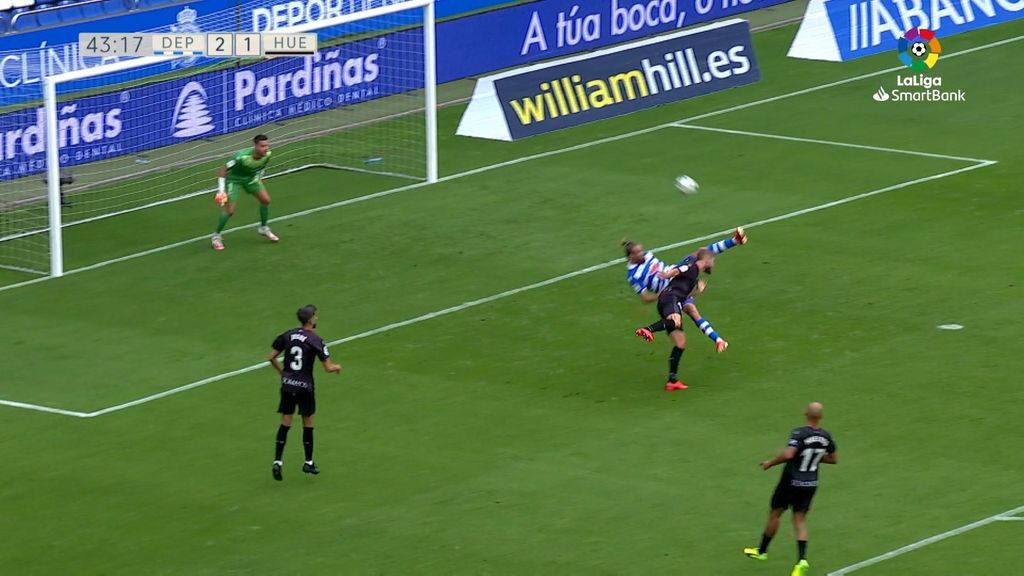 Deportivo 2-1 Huesca: Gol de Christian Santos