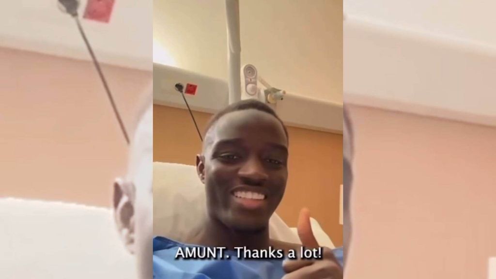 Diakhaby vuelve a sonreír en el hospital