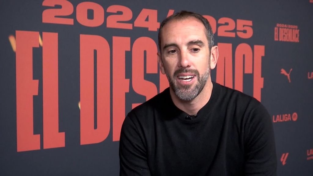 Diego Godín defiende el trabajo de Simeone en el Atlético de Madrid.