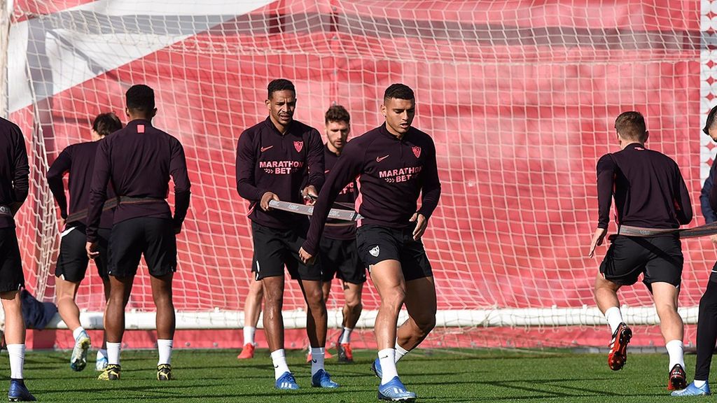 Entrenamiento del Sevilla