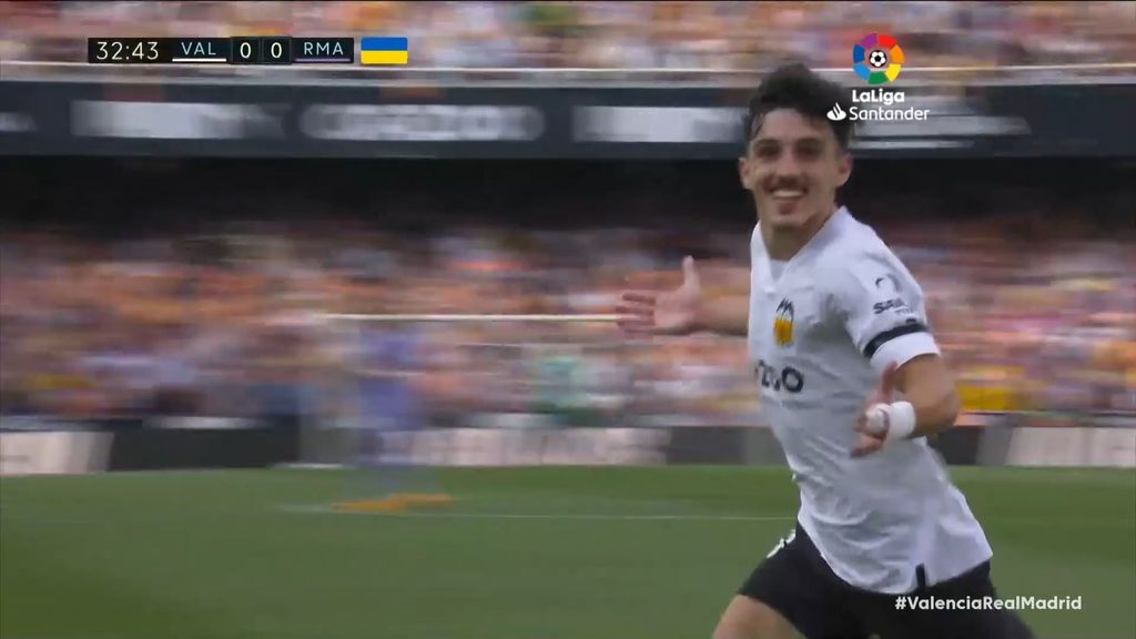 Valencia 1-0 Real Madrid: Gol de Diego López