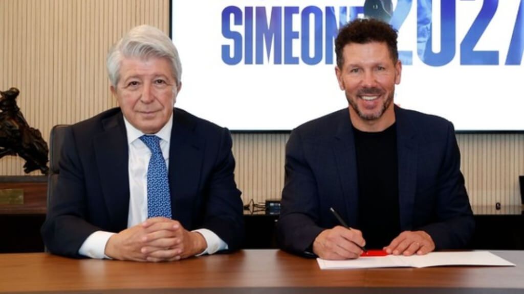 Los discursos enfrentados del Cholo Simeone y Enrique Cerezo