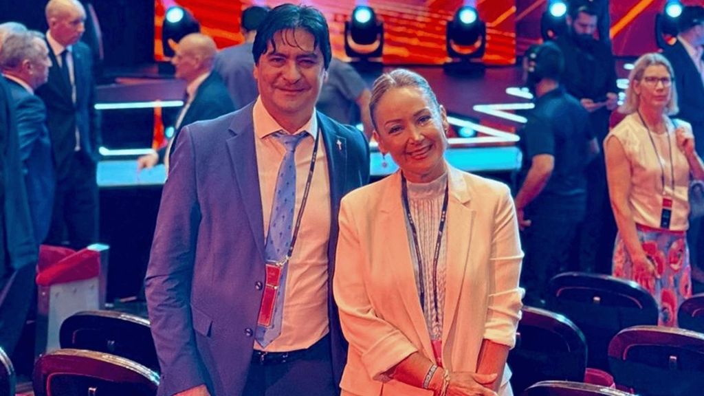 Lágrimas de emoción de Marián Mouriño tras el sorteo de Europa League