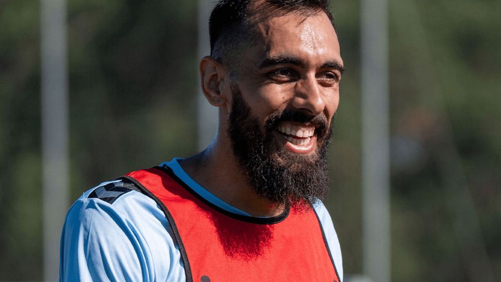 Primer entrenamiento de Borja Iglesias con el Celta