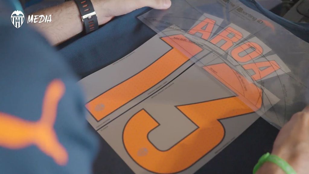 El secreto de los nuevos dorsales del Valencia CF