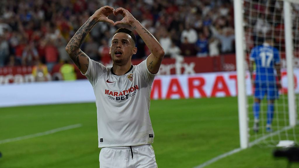 Sevilla-Getafe: Gol 2-0 Ocampos