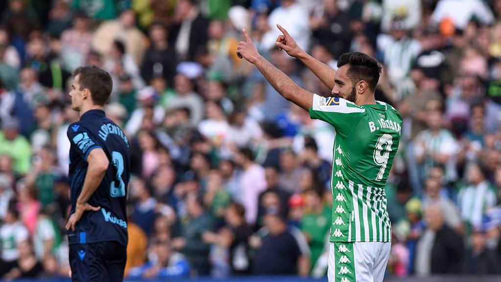 Betis-Real Sociedad: Gol 1-0 Borja Iglesias (jornada 20)
