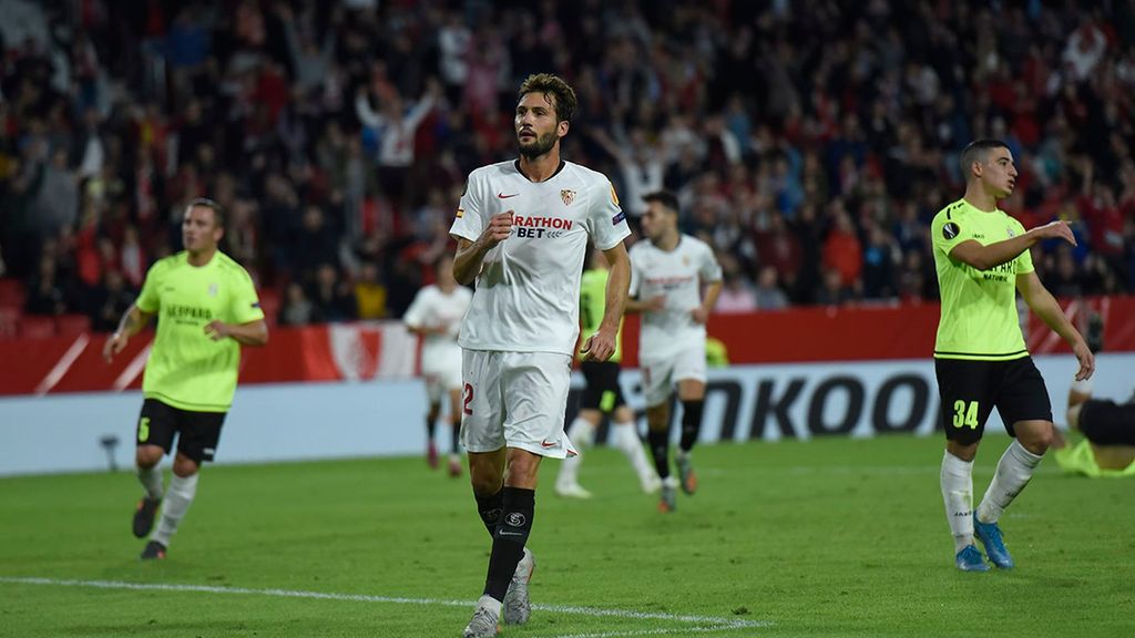 Sevilla 3-0 Dudelange: El doblete de Franco Vázquez