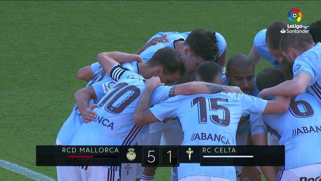 Mallorca 5-1 Celta: Resumen del partido