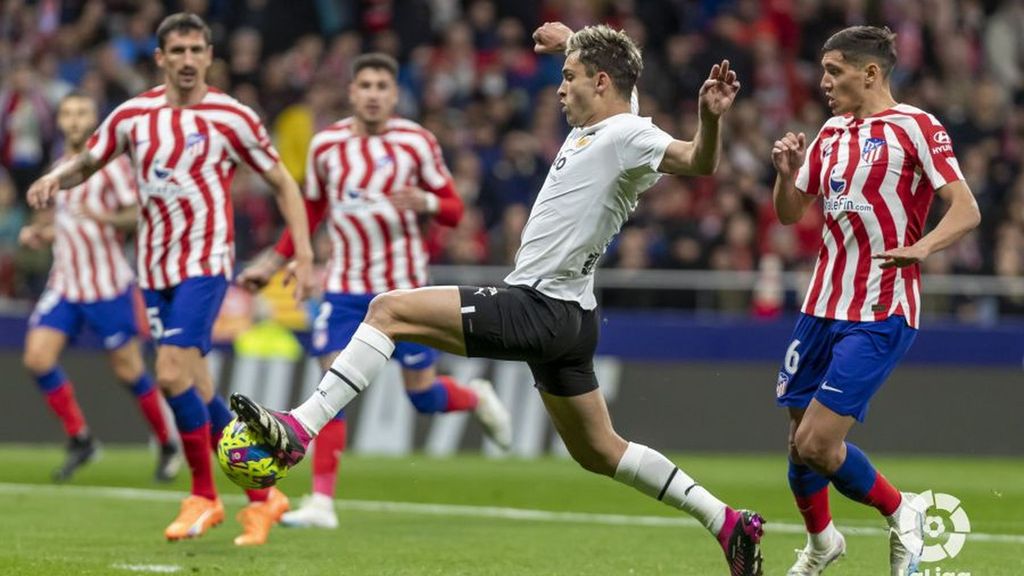 Atlético de Madrid 3-0 Valencia: Gol anulado a Hugo Duro por el VAR
