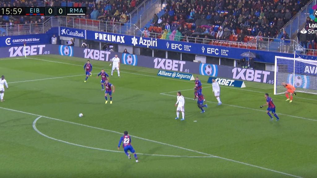Éibar - Real Madrid: Resumen (Jornada 13)