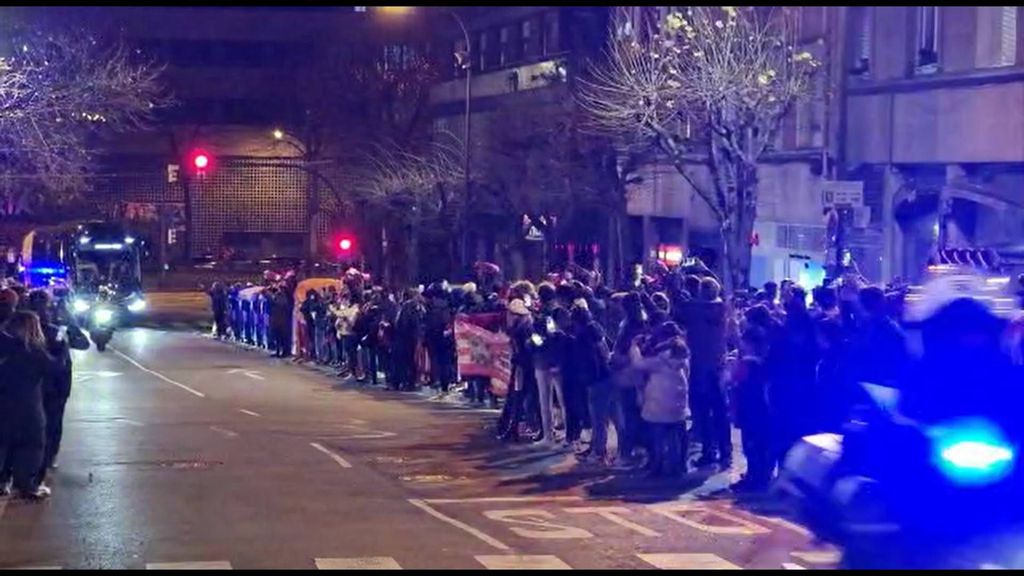 El Athletic llega para enfrentarse al Madrid