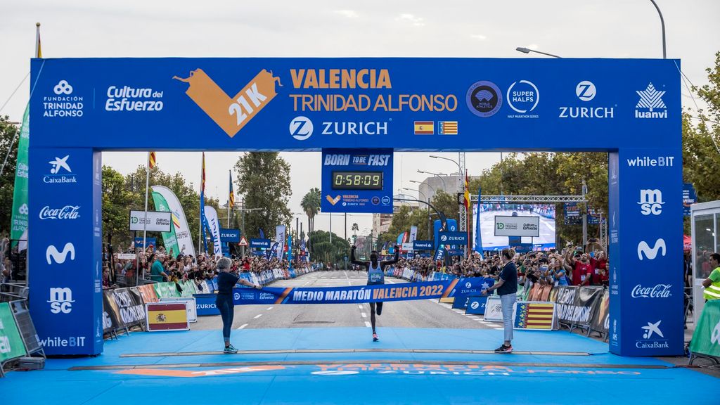 Kibiwott Kandie, ganador del Medio Maratón Valencia 2022