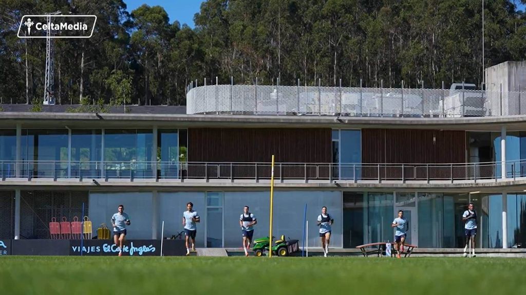 Primer entrenamiento del Celta en pretemporada 24-25